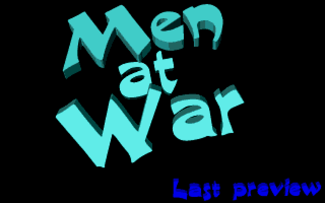 Men at War atari screenshot